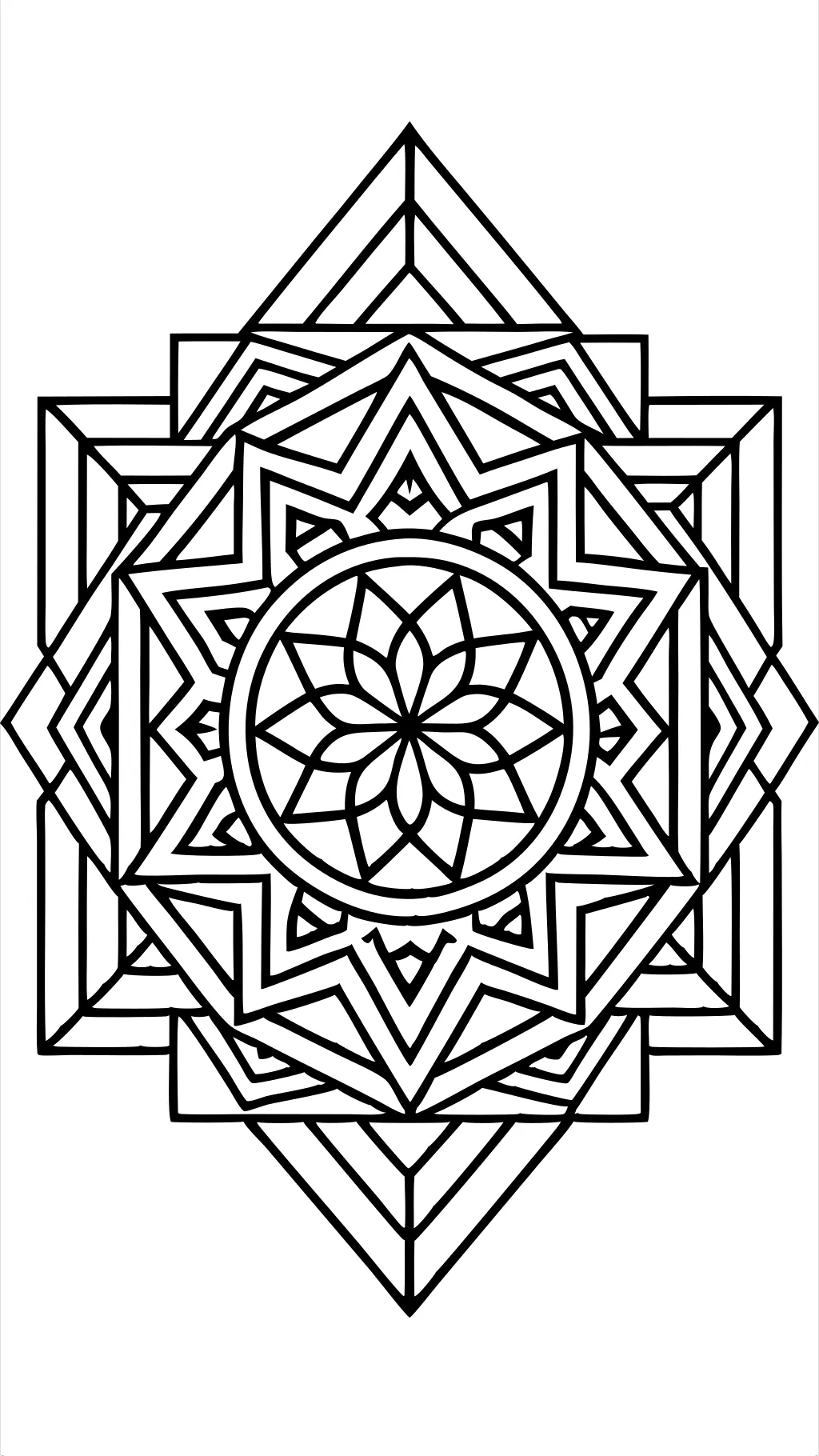 coloring pages geometric